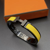 PULSERA [LUXE]CLIC HM SO BLACK AMARILLA