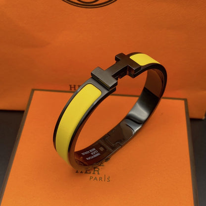 PULSERA [LUXE]CLIC HM SO BLACK AMARILLA