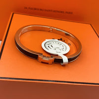 [LUXE] PULSERA CLÁSICA HM CLIC NEGRA DE 8 MM CON ESMALTE