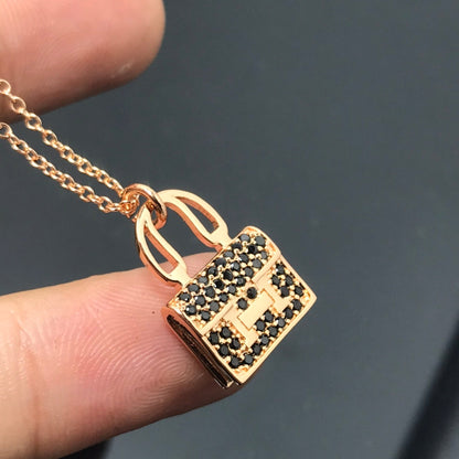 [LUXE] HM COLLAR LLEGADA DIAMANTE NEGRO