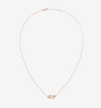 [LUXE]FORCE 10 DIAMANTES COLLAR DE ORO ROSA MODELO MINI