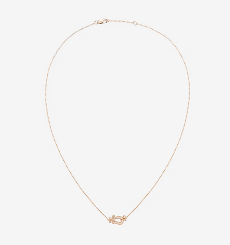 [LUXE]FORCE 10 DIAMANTES COLLAR DE ORO ROSA MODELO MINI
