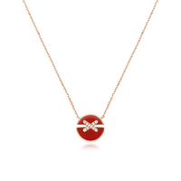 [LUXE]COLLAR JEUX DE ORO ROSA Y DIAMANTES