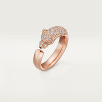 [LUXE] PANTHERE HALF DIAMOND SMALL RING