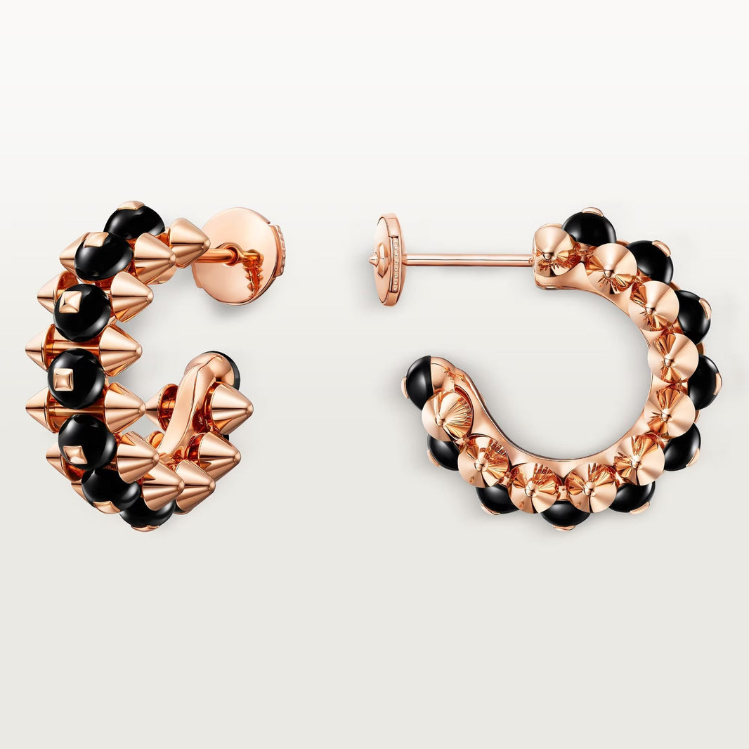 [LUXE] CLASH 7.9MM AGATE CHALCEDONY EARRINGS