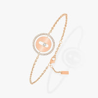 [LUXE] LUCKY MOVE PAVED DIAMOND BRACELET
