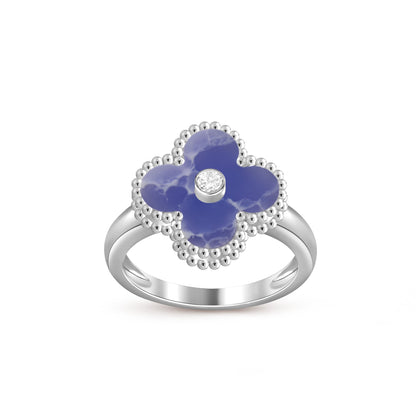 [LUXE]CLOVER SILVER DIOMND RING COLLECTION