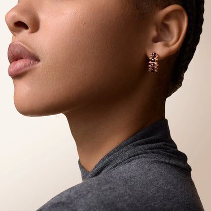 [LUXE] CLASH 7.9MM AGATE CHALCEDONY EARRINGS