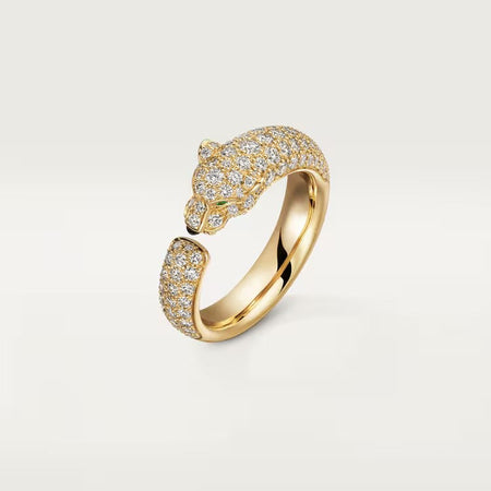[LUXE] PANTHERE FULL DIAMOND SMALL RING