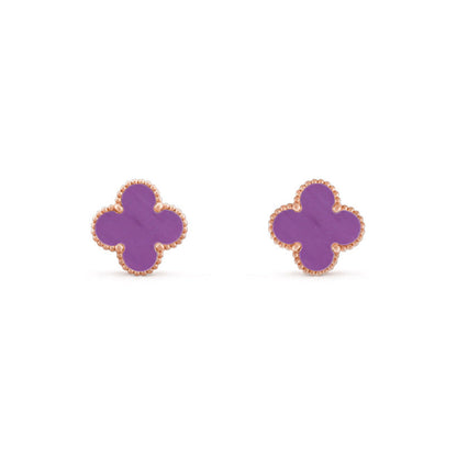[LUXE] COLECCIÓN DE PENDIENTES DE TRÉBOL DE 15 MM