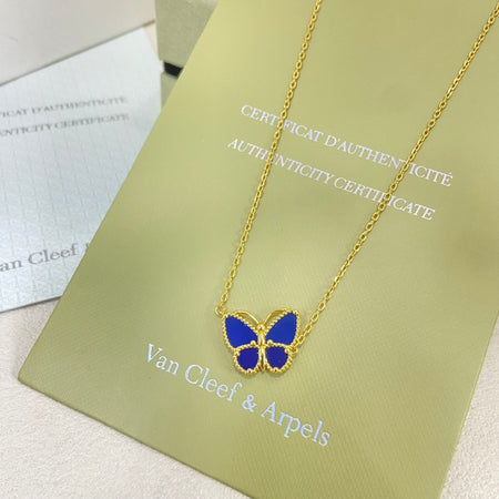 [LUXE]2026 NEW STYLE LUCKY SPRING BUTTERFLY 1 MOTIFS FLOWER NECKLACE