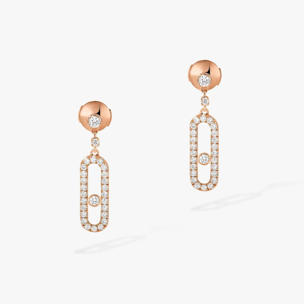 [LUXE] DORMEUSES MOVE UNO DIAMOND EARRINGS