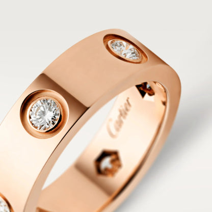 [LUXE] LOVE 5.5MM 6 DIAMOND RING