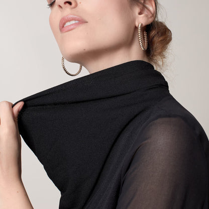 [LUXE] CLASH HOOP LARGE EARRINGS