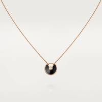 [LUXE]COLLAR AMULETTE DE ÓNIX EN ORO ROSA