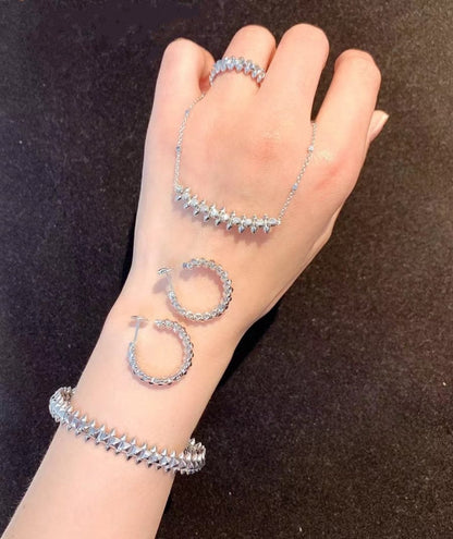 PULSERA DE PLATA CLASH [LUXE]