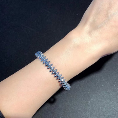 PULSERA DE PLATA CLASH [LUXE]