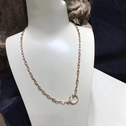 [LUXE] JUSTE NECKLACE FULL DIAMONDS