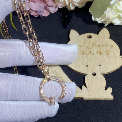 [LUXE] JUSTE NECKLACE FULL DIAMONDS