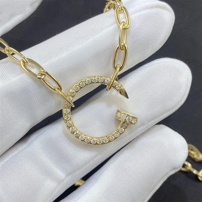 [LUXE] JUSTE NECKLACE FULL DIAMONDS