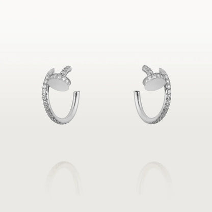 PENDIENTES [LUXE]JUSTE 12,75 MM PLATA DIAMANTE