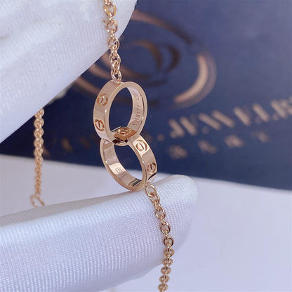 [LUXE] LOVE BRACELET DOUBLE RING