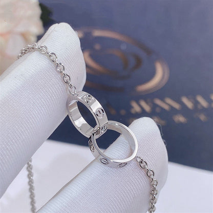 [LUXE] LOVE BRACELET DOUBLE RING