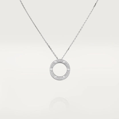 [LUXE]COLLAR AMOR AJUSTABLE PLATA