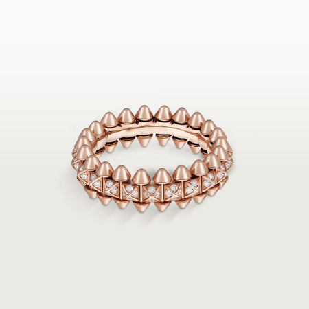 [LUXE] CLASH 6.4MM SMALL FULL DIAMOND RING