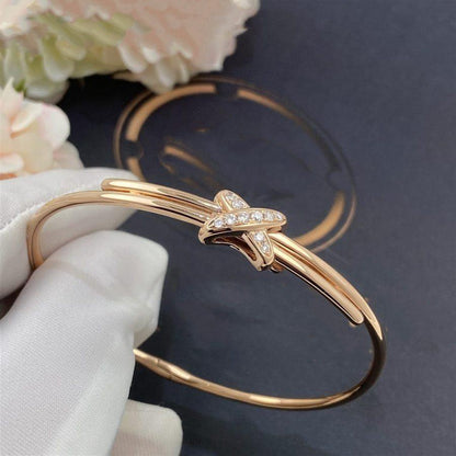 [LUXE]JEUX DE PULSERA ORO ROSA DIAMANTES