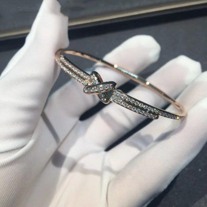 [LUXE]JEUX DE PULSERA DIAMANTES ORO ROSA