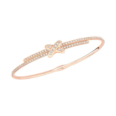 [LUXE]JEUX DE PULSERA DIAMANTES ORO ROSA