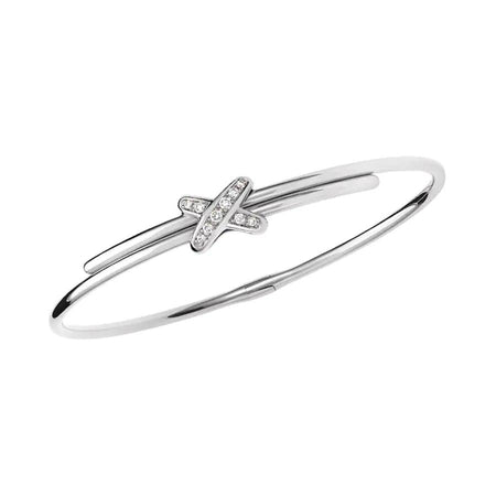[LUXE]JEUX DE PULSERA PLATA DIAMANTES