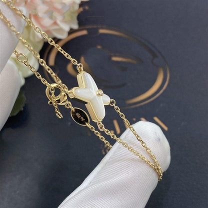 [LUXE]JEUX PULSERA ORO BLANCO MOP 1 DIAMANTE