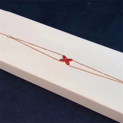 [LUXE]JEUX PULSERA CORNALINA ORO ROSA 1 DIAMANTE