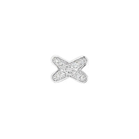 [LUXE]PENDIENTES JEUX DE PLATA CON DIAMANTES