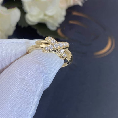[LUXE]ANILLO JEUX DE ORO CON DIAMANTES
