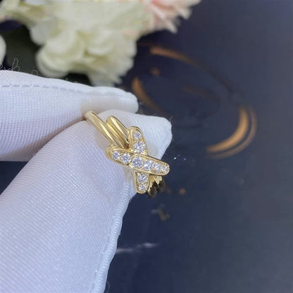 [LUXE]ANILLO JEUX DE ORO CON DIAMANTES