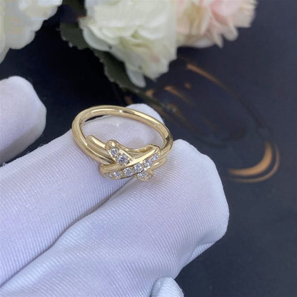 [LUXE]ANILLO JEUX DE ORO CON DIAMANTES