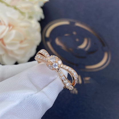 [LUXE]LIENS ANILLO DE ORO ROSA CON DIAMANTES
