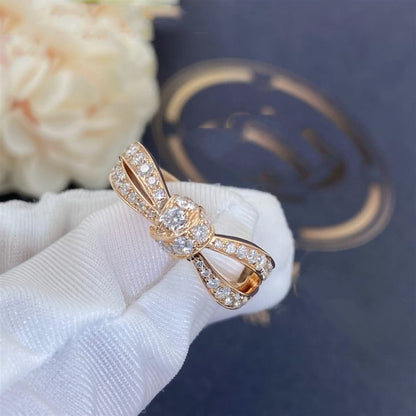 [LUXE]LIENS ANILLO DE ORO ROSA CON DIAMANTES