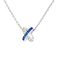 [LUXE]LIENS COLLAR DE PLATA CON DIAMANTES