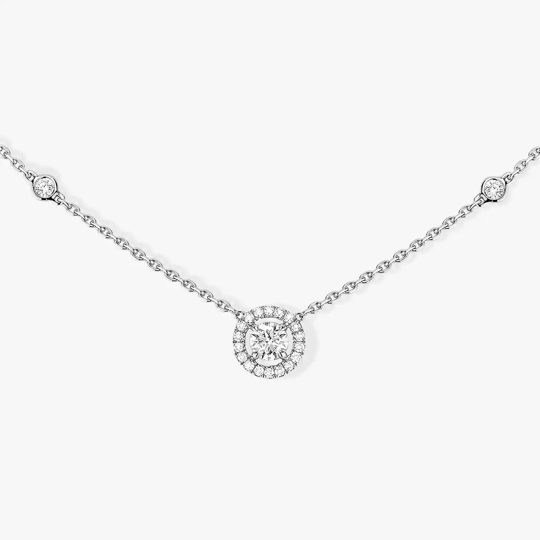 [LUXE] Diamond Necklace 0,20ct Brilliant Shape Joy