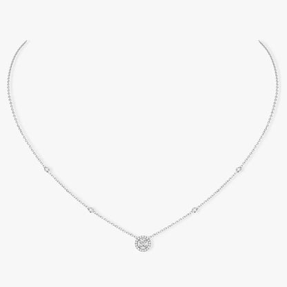 [LUXE] Diamond Necklace 0,20ct Brilliant Shape Joy