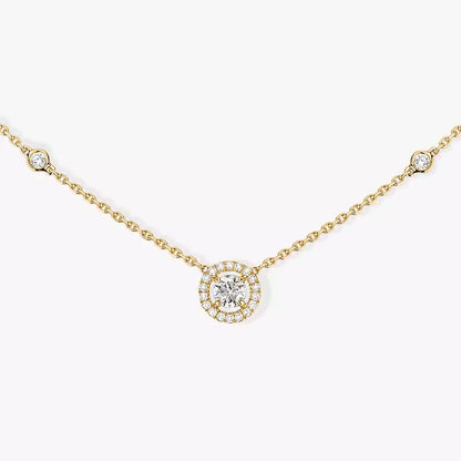 [LUXE] Diamond Necklace 0,20ct Brilliant Shape Joy