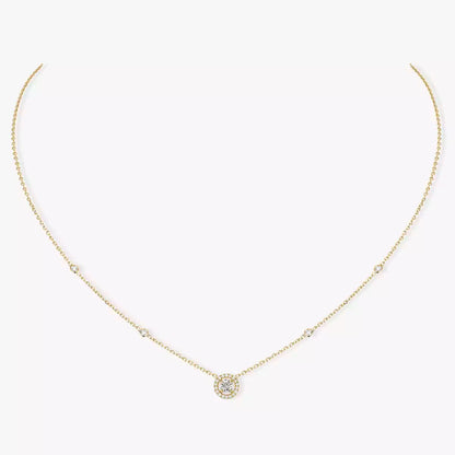 [LUXE] Diamond Necklace 0,20ct Brilliant Shape Joy