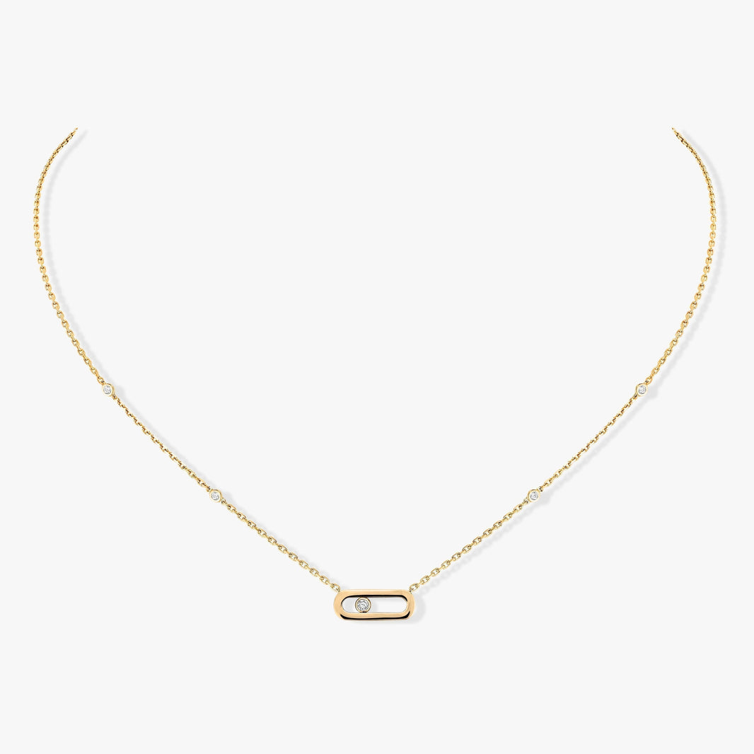 [LUXE] MOVE UNO DIAMOND NECKLACE