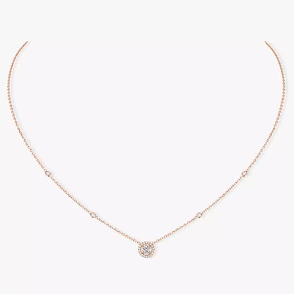 [LUXE] Diamond Necklace 0,20ct Brilliant Shape Joy