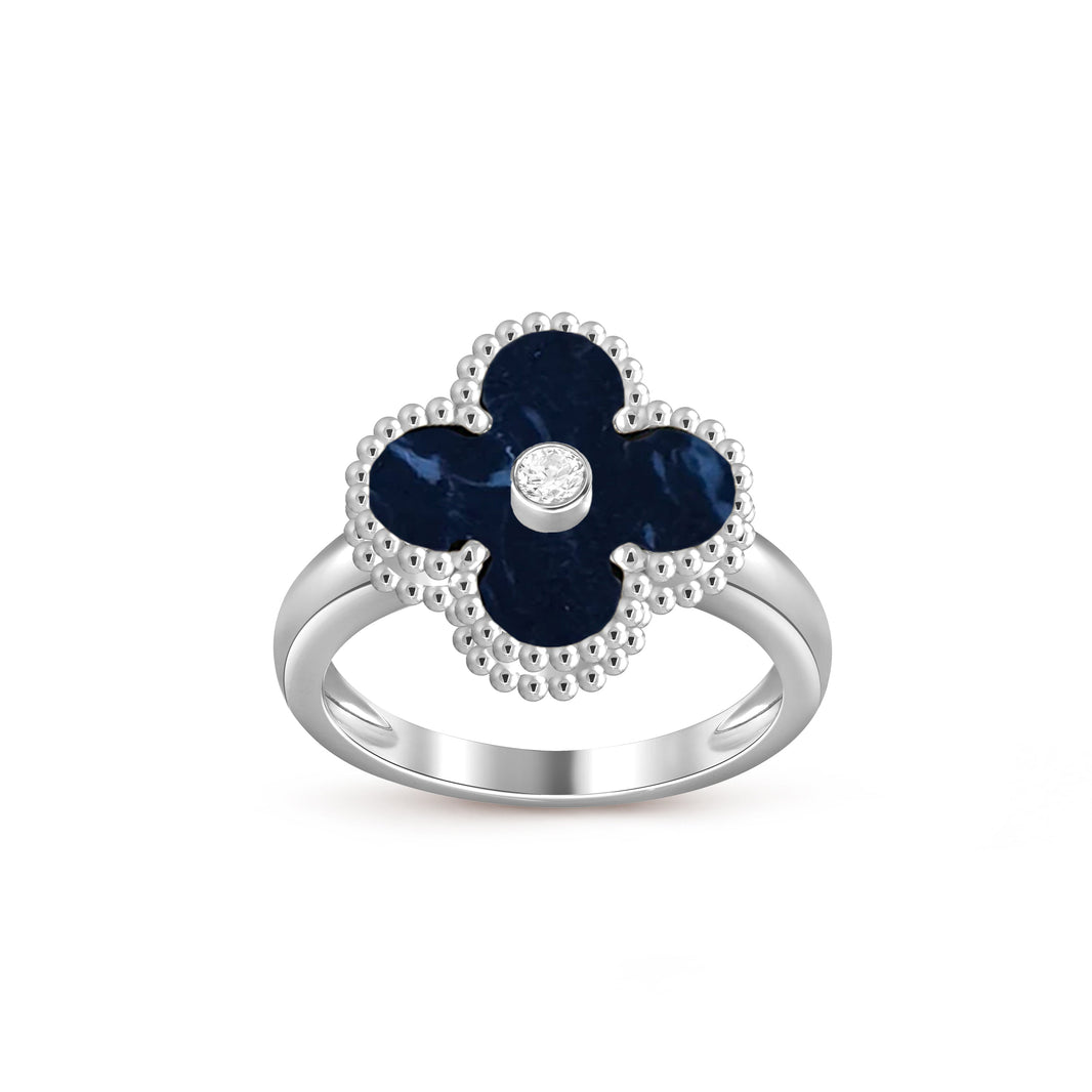 [LUXE]CLOVER SILVER DIOMND RING COLLECTION