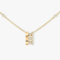 [LUXE] CHAIN MOVE ROMANE PEDAND NECKLACE